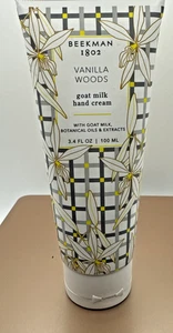 Beekman 1802 Ziegenmilch Handcreme, Vanilla Woods 3,4 flüssige Unzen, NEU, versiegelt - Bild 1 von 6