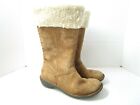 New Ugg Karyn Suede Womens Winter Boots Size 7 Chestnut Zipper 1005449 Genuine