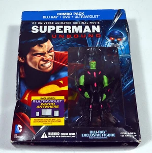 Superman Unbound Combo Pack, includes Brainiac Figure, DVD and Blue Ray disks! - Foto 1 di 6