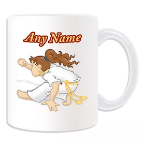 Regalo Personalizzato Brasiliana Capoeira Bambina Tazza Salvadanaio Tazza Kung Fu Brasile Nome - Foto 1 di 20