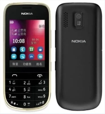 Nokia Asha 2020 Original 2.0MP Dual Sim Card GSM/WCDMA Keypad Mobile Phone - Image 1 of 4