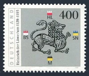 Germany 1902,MNH.Michel 1805. Henry the Lion.Duke of Bavaria,1129-1195,1995. - Picture 1 of 1