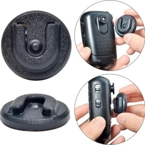 Universal Mikrofon Kleiderbügel Runder Knopf Walkie Talkie Halter - Zdjęcie 1 z 5