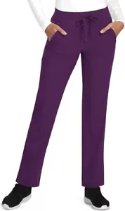 Koi Scrubs #746 Elastic drawcord cargo scrub Pant in "Eggplant" Size M - Picture 1 of 2