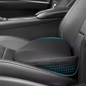 Car Seat Cushion for Driving - Comfort Memory Foam for Car Driver Seat- Back Sup - Picture 1 of 12