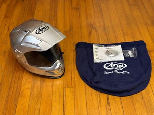 ARAI XD-4 Motorcycle ADV Helmet Size Small Silver Snell - Picture 1 of 11