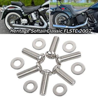 Kit de pernos de puntal para guardabarros trasero para Harley Heritage Softail Classic FLSTC 2007-2024 Foto 1 de 4