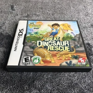 Nintendo DS Go, Diego, Go! Great Dinosaur Rescue DS Authentic Tested Cib Complet - Picture 1 of 5