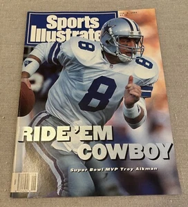 Sports Illustrated Feb 8 1993 Vol 78 No 5 Troy Aikman Dallas Cowboys Superbowl - Picture 1 of 3
