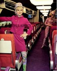 1966 CUTE BRANIFF STEWARDESS MOD FASHION 8X10 PHOTO FLIGHT ATTENDANT AIRPLANE #3