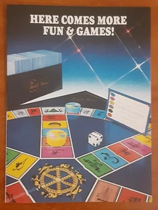 Trivial Pursuit ANY edition Insert booklet advertising 1984 vintage Master game - Picture 1 of 5