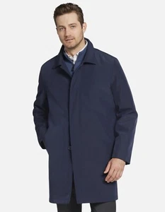 Joseph Abboud Men Navy Modern Fit Raincoat with Removable Liner Size Large NEW - Picture 1 of 9