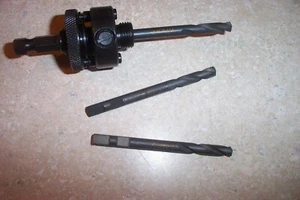 Kobalt Mandrel 3/8" With Extra Pilot Drills Bits  - Picture 1 of 3