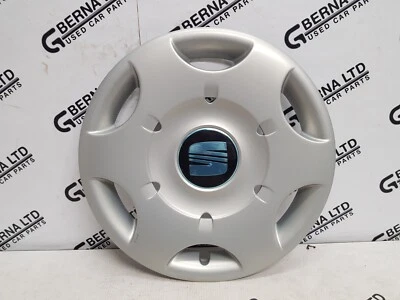 GENUINE SEAT IBIZA MK3 2002-2008 WHEEL HUB COVER CAP 14'' R14 6L0601147 - Image 1 of 4