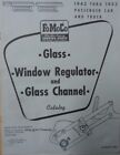 1942 thru 1953 Ford Car Truck Glass Window Parts Catalog Manual 