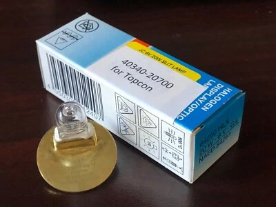 TOPCON 40340-20700 6V 20W COMPATIBLE SLIT LAMP w/ Osram bulb HLX64250 - Image 1 of 2