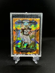 2022 Prizm Emmit Smith Orange Cracked Ice - Picture 1 of 2