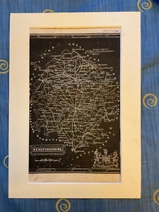 RARE Antique Map , J Archer, 1832 , England , Herefordshire - Picture 1 of 3