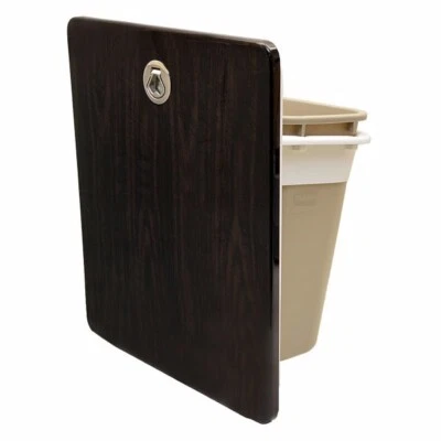 Soporte para bote de basura Harris Kayot | 16 x 19 1/2 pulgadas de grano de madera Foto 1 de 2