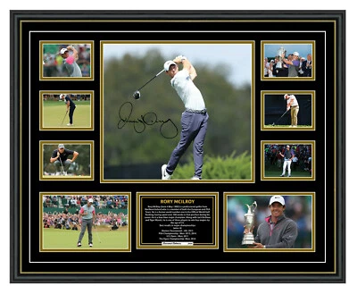 RORY MCILROY SIGNED LIMITED EDITION FRAMED MEMORABILIA - image 1 of 4