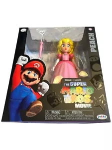 The Super Mario Bros. Movie - 5" Figur - Peach mit Regenschirm - Brandneu - Bild 1 von 2