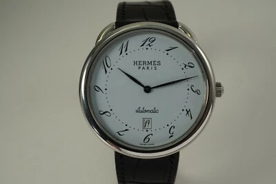 HERMES AR4.810 ARCEAU STAINLESS STEEL AUTOMATIC DATES 41 M CIRCA 2000'S - Image 1 of 4