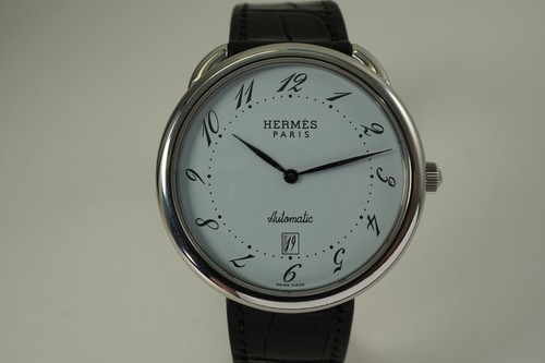 HERMÈS HERMES AR4.810 ARCEAU ACCIAIO INOX DATE AUTOMATICHE 41 M CIRCA 2000