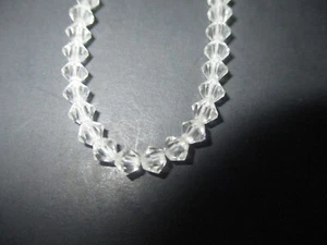 NWT vintage TORTOLANI Crisla Crystal not Aurora Borelis necklace FLAPPER LENGTH - Picture 1 of 10