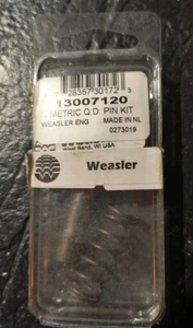 Weasler Metric QD Pin Kit 0273019 Made In NL 13007120 Brand New Pin Set Metric - Picture 1 of 4