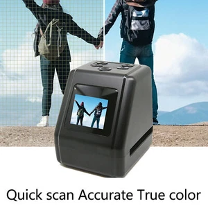 Film Scanner 2in Screen Slide Scanner Convert 135 126 110 8mm Slides To 22MP Hot - Picture 1 of 24