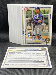 (33) 2021 Bowman Draft 1st Edition JEFERSON QUERO LOT OF 33 CARDS BD-183 BREWERS - Picture 1 of 1