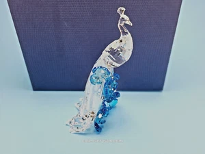 Estatuilla de cristal de Swarovski SCS 2015 pavo real blanco # 5063695 - Imagen 1 de 12