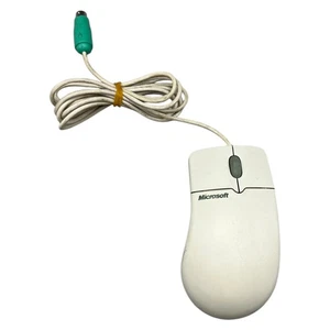 Microsoft IntelliMouse 1.3A PS/2 Compatible Computer Maus 5V 20mA Windows Retro - Bild 1 von 9