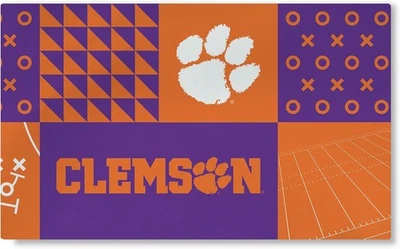 Clemson Tigers NCAA Large 3' x 5' Washable Area Rug-AB0DGRTPY382 - Image 1 of 2