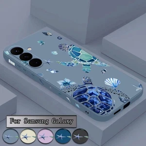 Coque pour Samsung S25 Ultra S24 S23 S22 S21 FE Starfish Turtles TPU Phone Cover - Picture 1 of 17