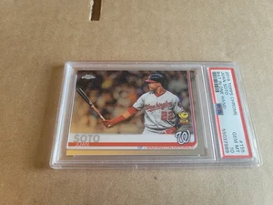 2019 Topps Chrome - Juan Soto #155 Batting Rookie Cup - PSA 10 GEM MINT - Picture 1 of 3