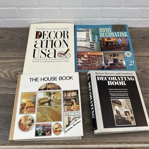 Lot of 4 Vintage Decorating Books Better Homes The House Book Decoration USA - Picture 1 of 11