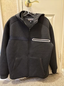 Orange Theory Herren Reißverschluss Poly/ELAST Kapuzenjacke - Schwarz - Large - NEU - Bild 1 von 11