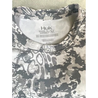 Camisa de Pesca Huk Icon X Cambio de Marea Manga Larga Hombres Mediana Cerdos Espalda Camuflaje Foto 1 de 4