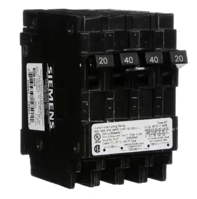 Siemens Q22040CT Single Pole Circuit Breaker 20A 40A - Image 1 of 3