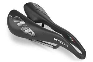 Silla de montar Selle SMP Stratos con rieles de carbono (negra) - Imagen 1 de 5