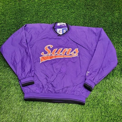 Vintage Phoenix Suns Jacket L/XL 25x25 Baggy Boxy Windbreaker - Image 1 of 4