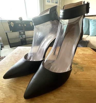 Zapato negro Forever Premier para mujer estándar de moda con correa al tobillo talla 10 Foto 1 de 4