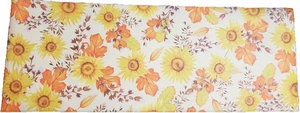 Extra Long PVC Kitchen Floor Runner/Rug (20"x54") FALL, SUNFLOWERS & LEAVES, CE - Picture 1 of 13