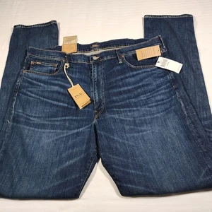 NWT Polo Ralph Lauren The Parkside Active Taper Coolmax Mens Blue Jeans 42T X 38 - Picture 1 of 18