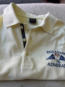 Paul & Shark PSY 76 Admirals Yachting Exclusive Polo Shirt Yellow 3XL Deadstock - Bild 1 von 23
