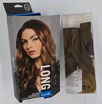Clip-ins Hairdo 18 pulgadas - largo ondulado - rubio oscuro R1416T - usado - muy bueno Foto 1 de 4