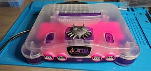 Mask Themed Fluorescent Pink Custom Console - Picture 1 of 25