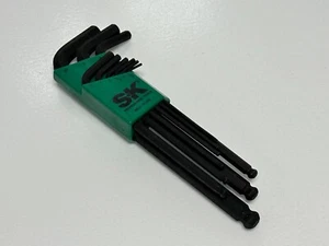 NEW SK Tools USA 9pc Metric 1.5mm-10mm BALL END Hex Key Set in Tool Caddy Holder - Picture 1 of 6
