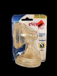 Vtg EvenFlo Bottle Nipples Elite - Fast Flow Sensitive Wide Packs 6+ Months #3 - Picture 1 of 2